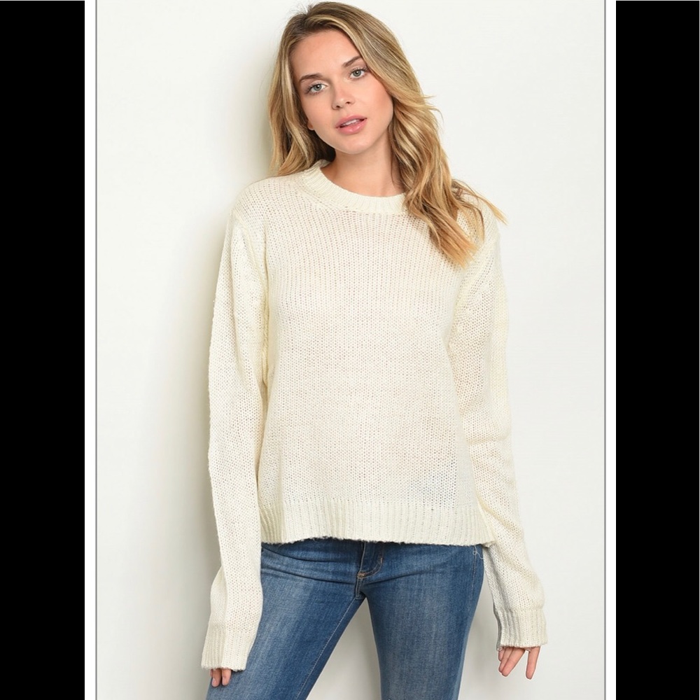 Ivory Sweater.